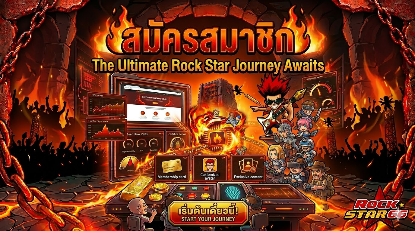 สมัครสมาชิก rockstar66 เปิดยูสเซอร์สายร็อค สมัครง่าย เริ่มมันส์ได้ทันที